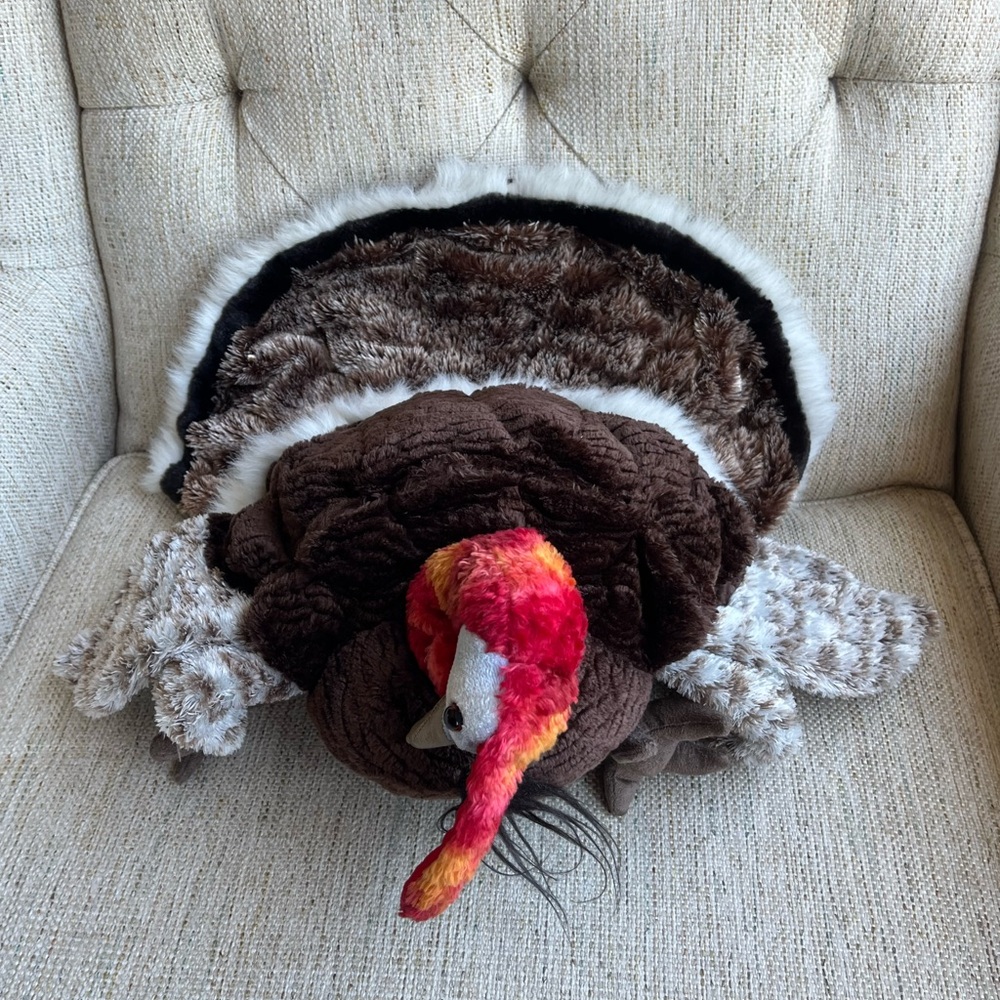 Plush Turkey Toy puppet Folkmanis 2582 Retired